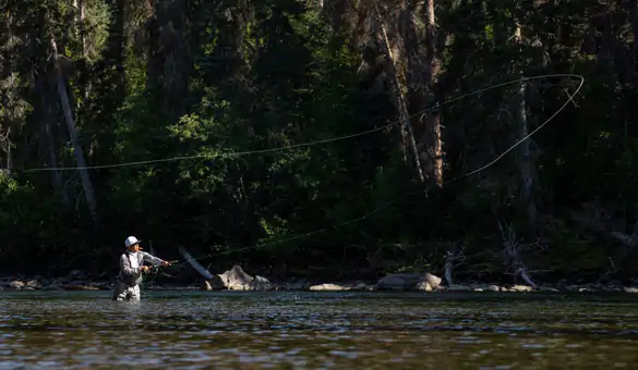 Sweetwater Travel guides on a remote fishing trip